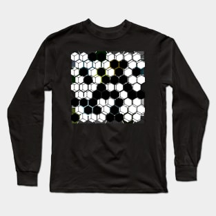 Abstract Black And White Long Sleeve T-Shirt